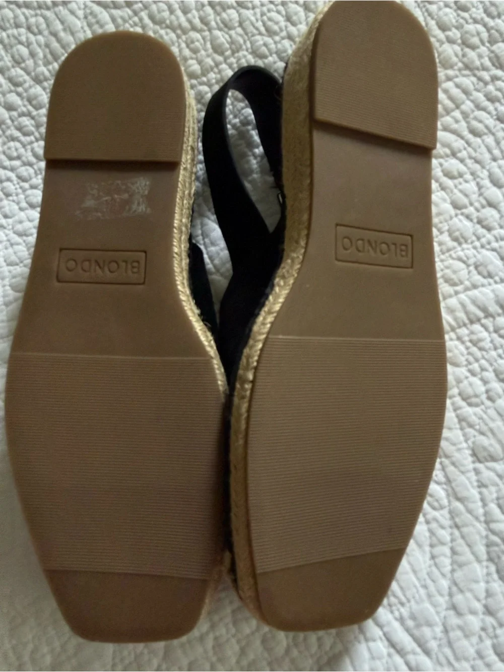 Like New Blondo Black Suede Hiliana Espadrilles 8.5